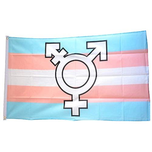 Trans-Flagge Flaggenfritze ® 90 x 150 cm