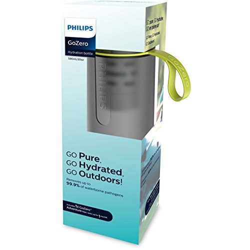 Trinkflasche mit Filter Philips Water Philips Go Zero Active