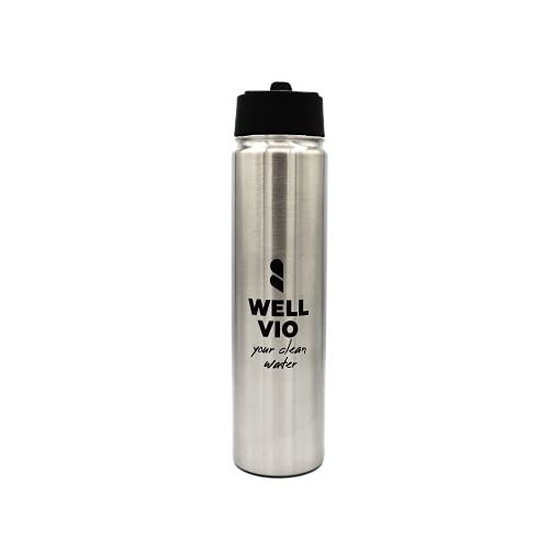 Die beste trinkflasche mit filter wellvio viobottle edelstahl filterflasche Bestsleller kaufen
