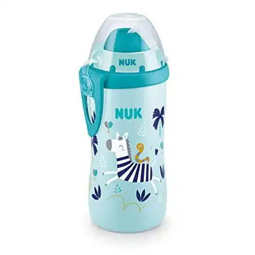 Trinkhalmflasche NUK Flexi Cup Trinklernflasche Chamäleon Effekt