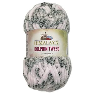 Tweed-Wolle Wohnkult Himalaya 100 g Dolphin Tweed Chenille