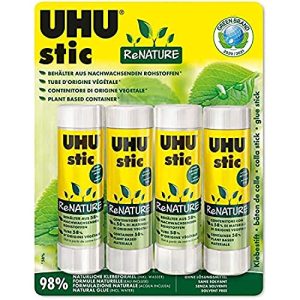 UHU-Kleber UHU Stic ReNATURE, umweltfreundlich, 4 x 40 g