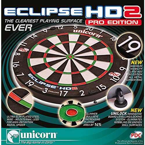 Unicorn-Dartscheibe Unicorn Eclipse HD2 Pro Bristle Dartboard