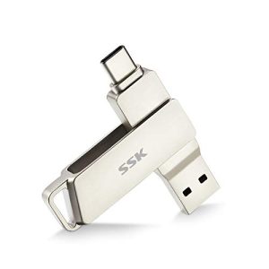 USB-C-Stick (256GB) SSK USB C-Disk 256GB Speicher 150 MB/s
