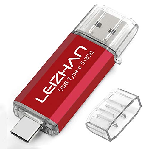 USB-C-Stick (512GB) leizhan USB Stick 512GB Type C Memory Stick