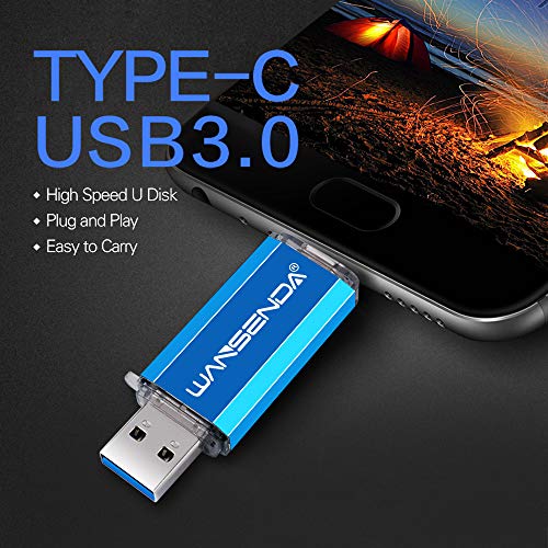 USB-C-Stick (512GB) WANSENDA USB Stick 512GB Typ C USB Stick