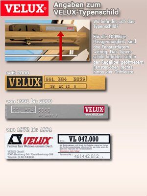 Velux-Rollo VELUX Original Sichtschutzrollo, Rollo mit Haltekrallen