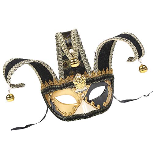 Venezianische Maske BESTOYARD Herren Halbe Gesichtsmaske