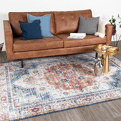 Die beste vintage teppich fraai home living azara hellblau Bestsleller kaufen