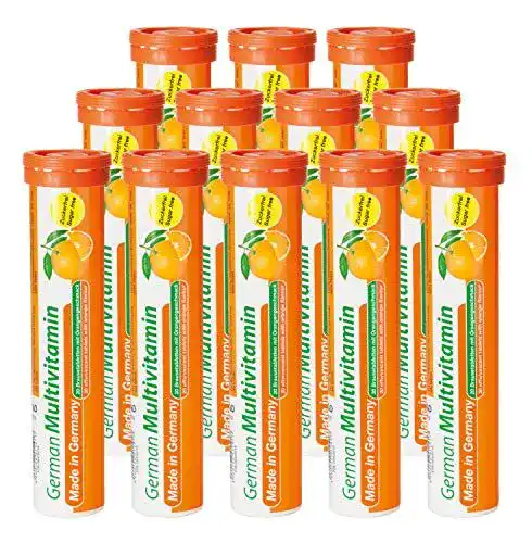 Vitamin-Brausetabletten Multivitamin 12×20 Stk. Orange