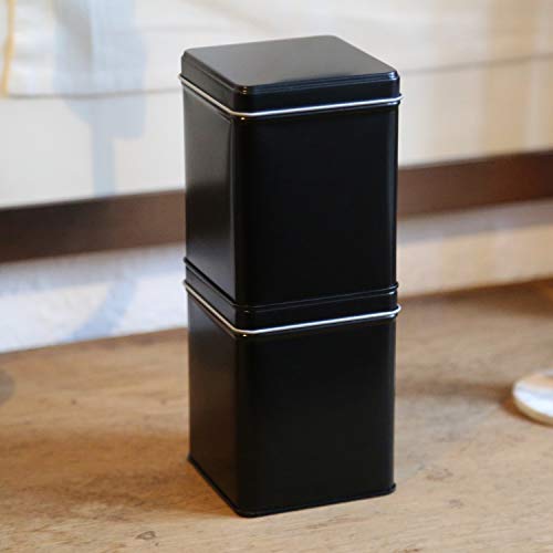 Vorratsdose schwarz Dosenritter 6 x klassische eckige Vorratsdose