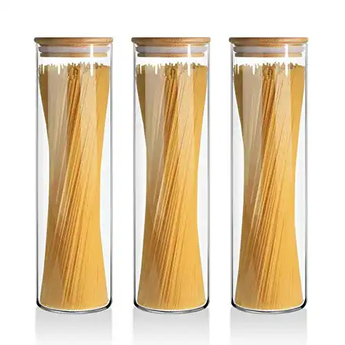 Vorratsgläser ComSaf 1400ml Luftdichter mit Deckel, 3er Set