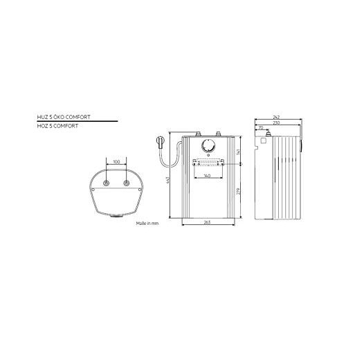 Warmwasserspeicher 5 Liter AEG Haustechnik Hoz 5 Comfort