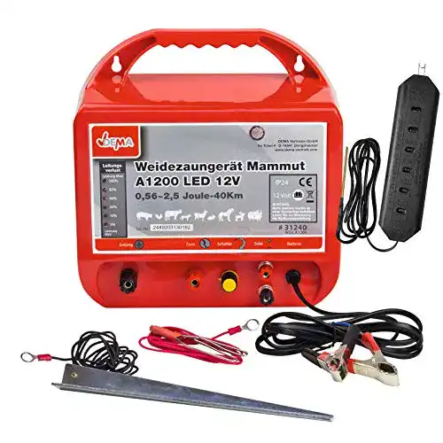 Weidezaungerät (12V) DEMA Weidezaungerät Mammut A1200
