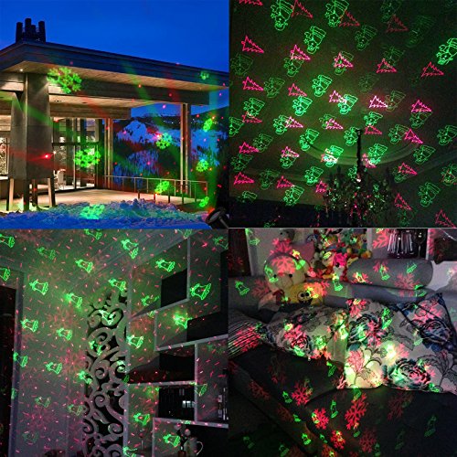 Weihnachtsprojektor Colleer LED, 16 Lichteffekte mit IP65