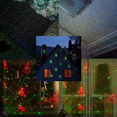 Weihnachtsprojektor Colleer LED, 16 Lichteffekte mit IP65