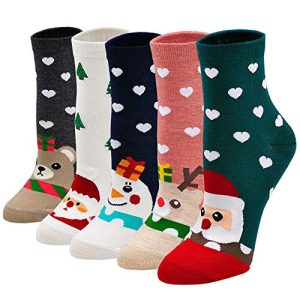 Weihnachtssocken ZFSOCK Festliche Socken Damen Lustig