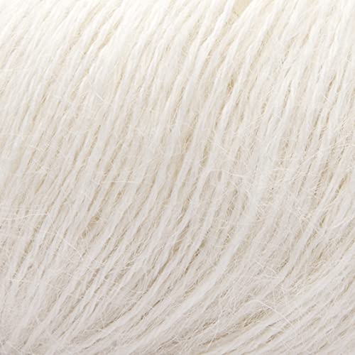 Weisse-Wolle ggh Suri Alpaka Farbe 031 Wollweiß