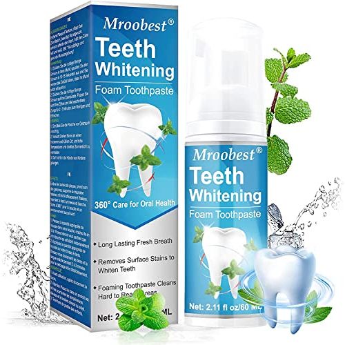 Die beste whitening zahnpasta mroobest brightify foam toothpaste Bestsleller kaufen