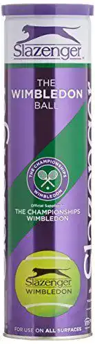 Wilson-Tennisbälle Slazenger Wimbledon 4 Tennisbälle, Gelb