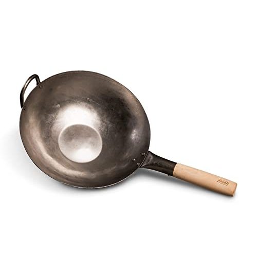 Die beste wok carbonstahl pasoli wok traditionell handgehaemmert 30 cm Bestsleller kaufen