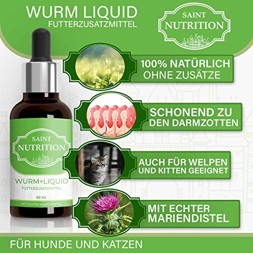 Wurmkur Pferd Saint Nutrition ® Wurm+ Liquid Vegan