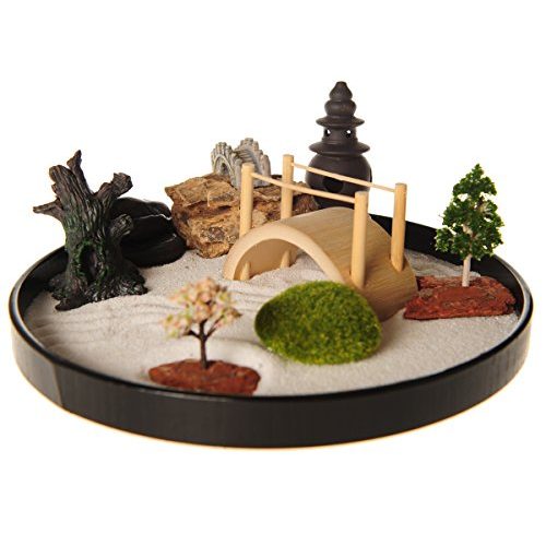Zen-Garten ICNBUYS Zen Garten Set Zubehör und Werkzeuge