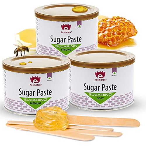 Die beste zuckerpaste kosmetex sugaring paste set 3x 550g Bestsleller kaufen