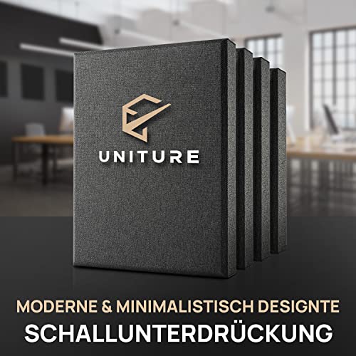 Akustikplatte UNITURE ® 4er Set Schallabsorber, 30x40x6 cm