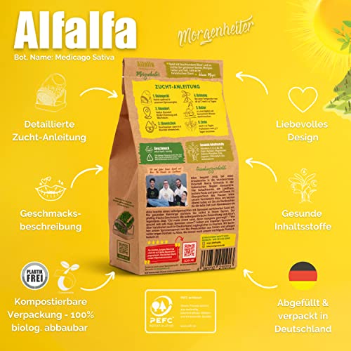 Alfalfa zengreens ® -Bio Sprossen-Samen, 1Kg, Microgreens