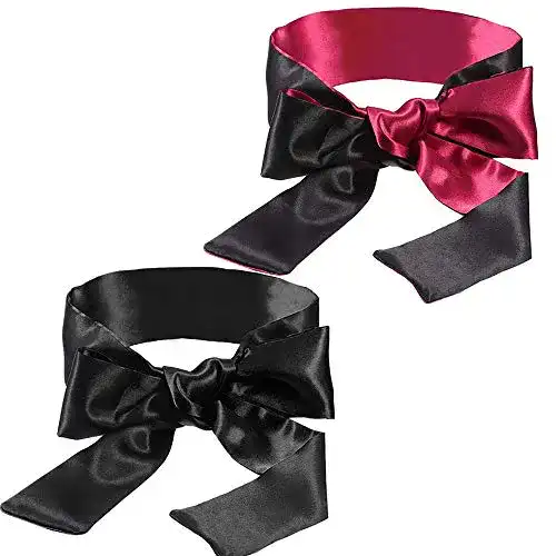 Augenbinde KANOSON 2 Pack Augenmaske, Satin, 150cm