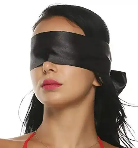 Augenbinde Xocity/Love Xocity spielsatin Augenmaske, schwarz