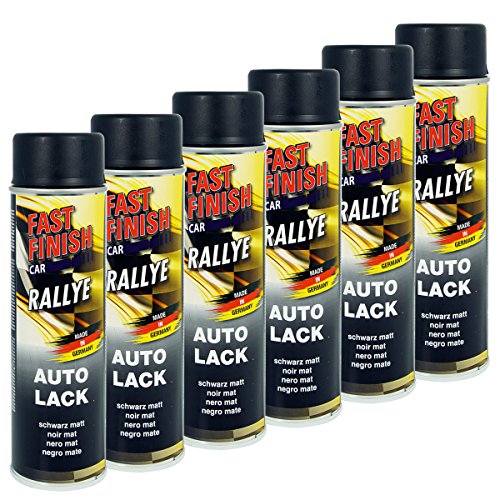 Die beste autolack spray fast finish 430220 set schwarz matt 6 x 500 ml Bestsleller kaufen