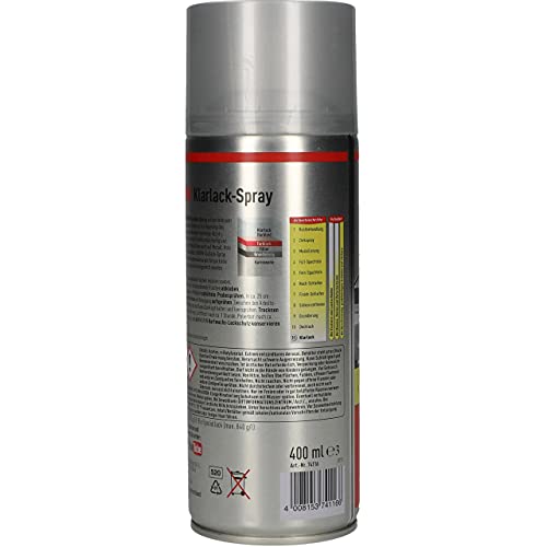 Autolack-Spray NIGRIN Klarlack, 400 ml, glänzend