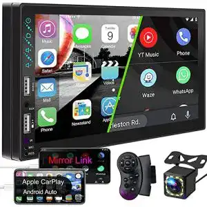 Autoradio Apple-Carplay ESLCLO Autoradio 2 Din mit Bluetooth