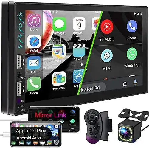 Autoradio Apple-Carplay ESLCLO Autoradio 2 Din mit Bluetooth