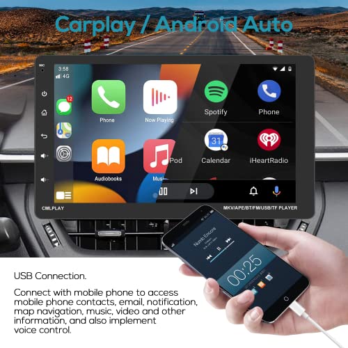 Autoradio Apple-Carplay Rimoody 9 Zoll Touchscreen Autoradio