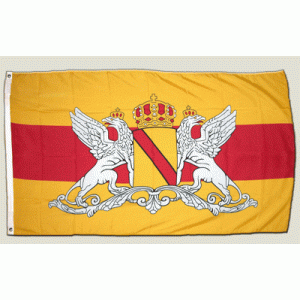 Baden-Flagge Flaggenfritze Flagge mit Wappen 90 x 150 cm