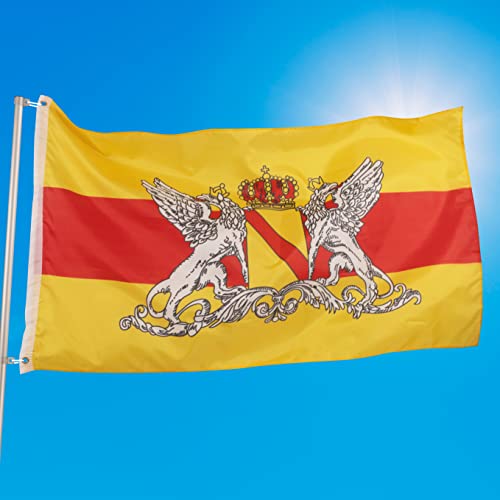 Baden-Flagge PHENO FLAGS mit Messing-Ösen 90 x 150 cm