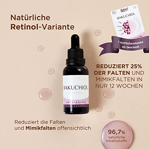 Bakuchiol-Serum ardaraz Serum Gesicht mit Bakuchiol, 30 ml