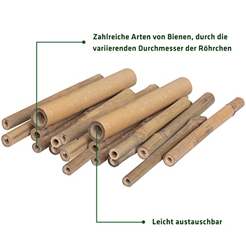 Bambusröhrchen Gardigo für Insektenhotel, 150 Stück
