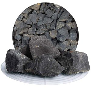 Basalt-Bruchsteine Schicker Mineral, Basaltsplitt 25kg, schwarz