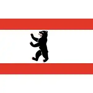 Berlin-Flagge M&M MM Berlin Flagge/Fahne, 150 x 90 cm