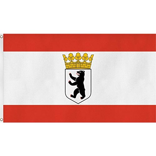 Die beste berlin flagge normani ca 90x150 cm ordentliche stoffqualitaet Bestsleller kaufen