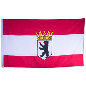Berlin-Flagge SCAMODA Bundes- und Länderflagge Berlin Bär