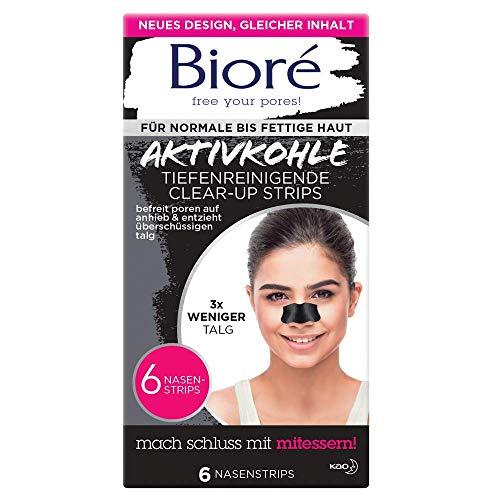 Die beste biore nose strips biore biore 6 aktivkohle clear up strips Bestsleller kaufen