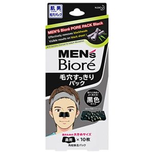 Bioré-Nose-Strips Biore Mens Pore Nose Pack BLACK, 10 packs