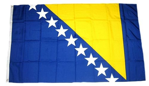 Die beste bosnien flagge fahnenmax bosnien herzegowina 150 x 250 cm Bestsleller kaufen