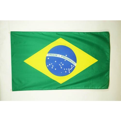 Brasilien-Flagge AZ FLAG Flagge BRASILIEN 90x60cm