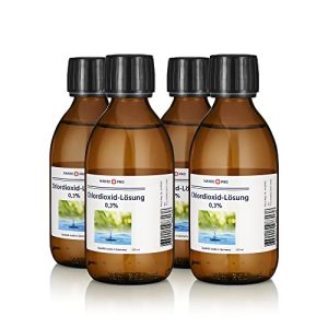 Chlordioxid Hanse Pro -Lösung 0,3%, 4 x 250 ml